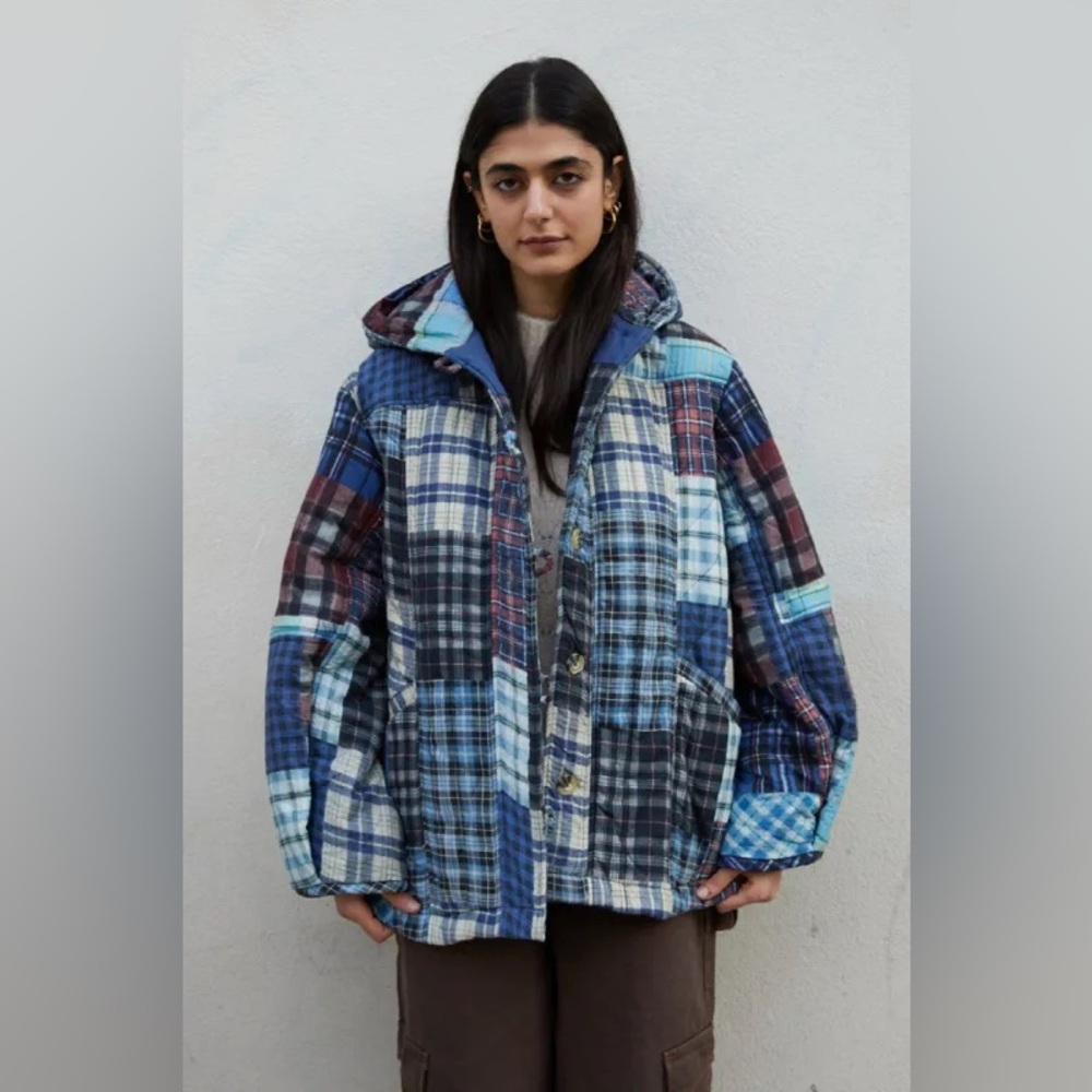 DAMSON MADDER Megan Quilted Patchwork Jacket